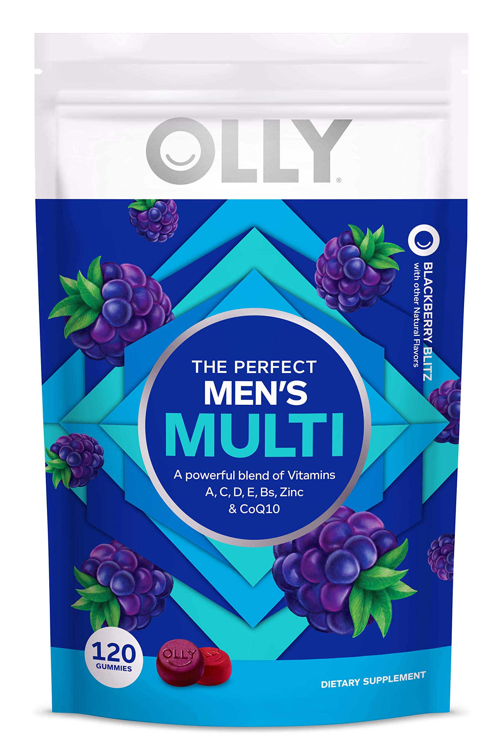 Paquete multivitamínico blueberry blitz para hombres OLLY