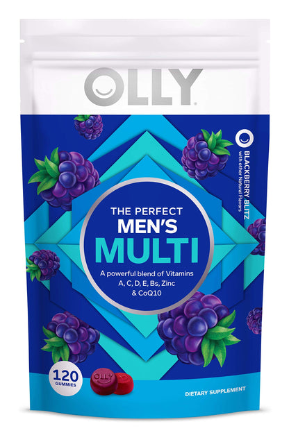 Paquete multivitamínico blueberry blitz para hombres OLLY