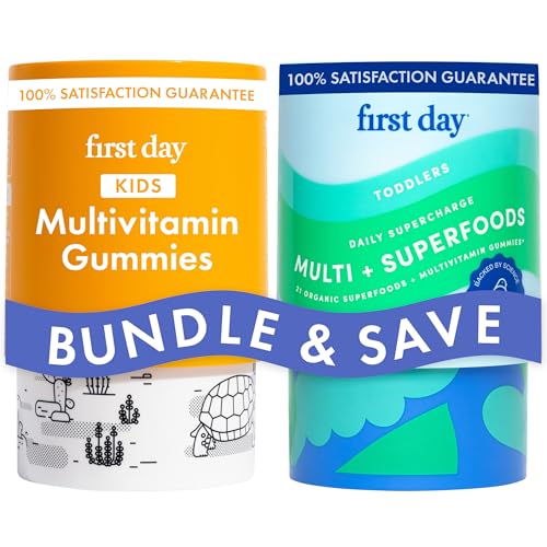 Paquete multivitamínico para niños y niños pequeños First Day