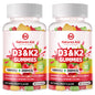 Paquete Natures aid gomitas vitamina D3 K2 sin azúcar