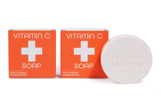 Paquete Nordic Wellness jabón vitamina C extracto nube ártica 2 barras