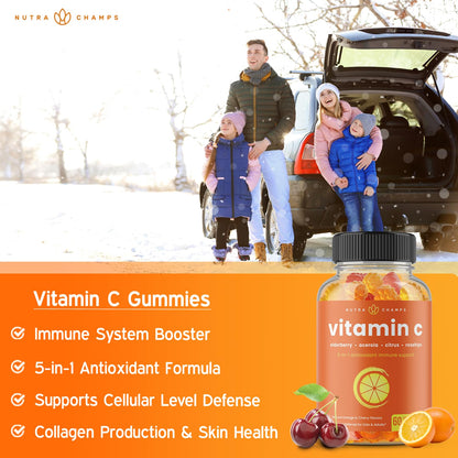 Paquete NutraChamps gominolas vitamina c y gominolas