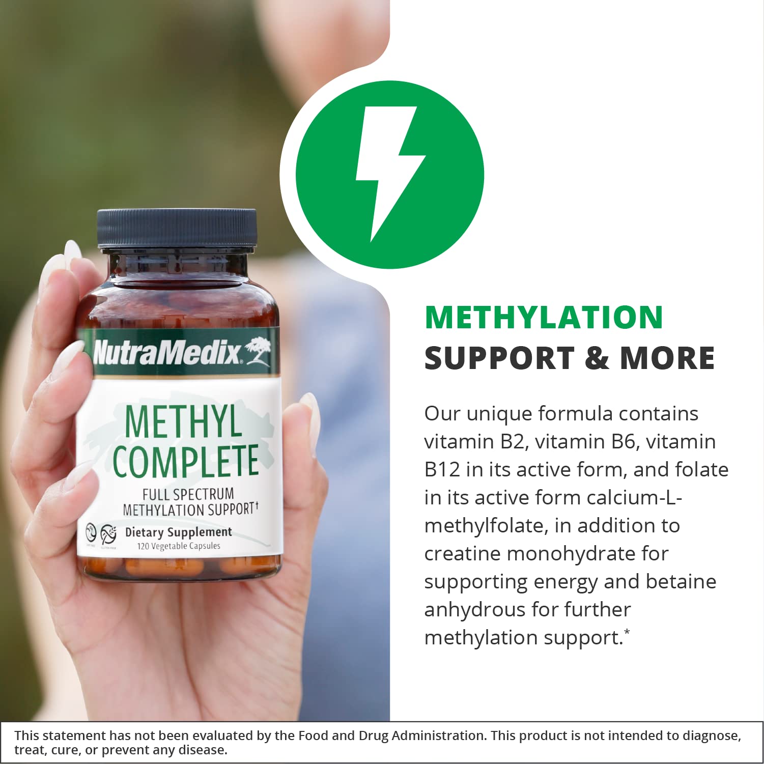 Paquete NutraMedix metil complete suplementos metilación