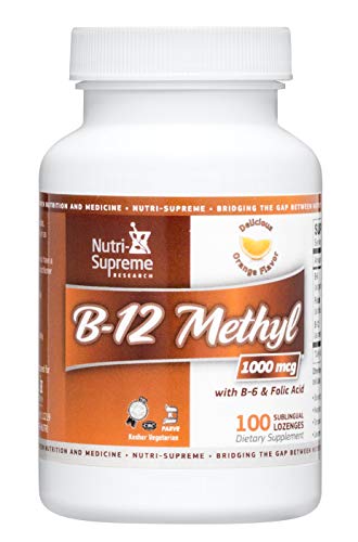 Paquete Nutri-Supreme Research pastillas B12 metil