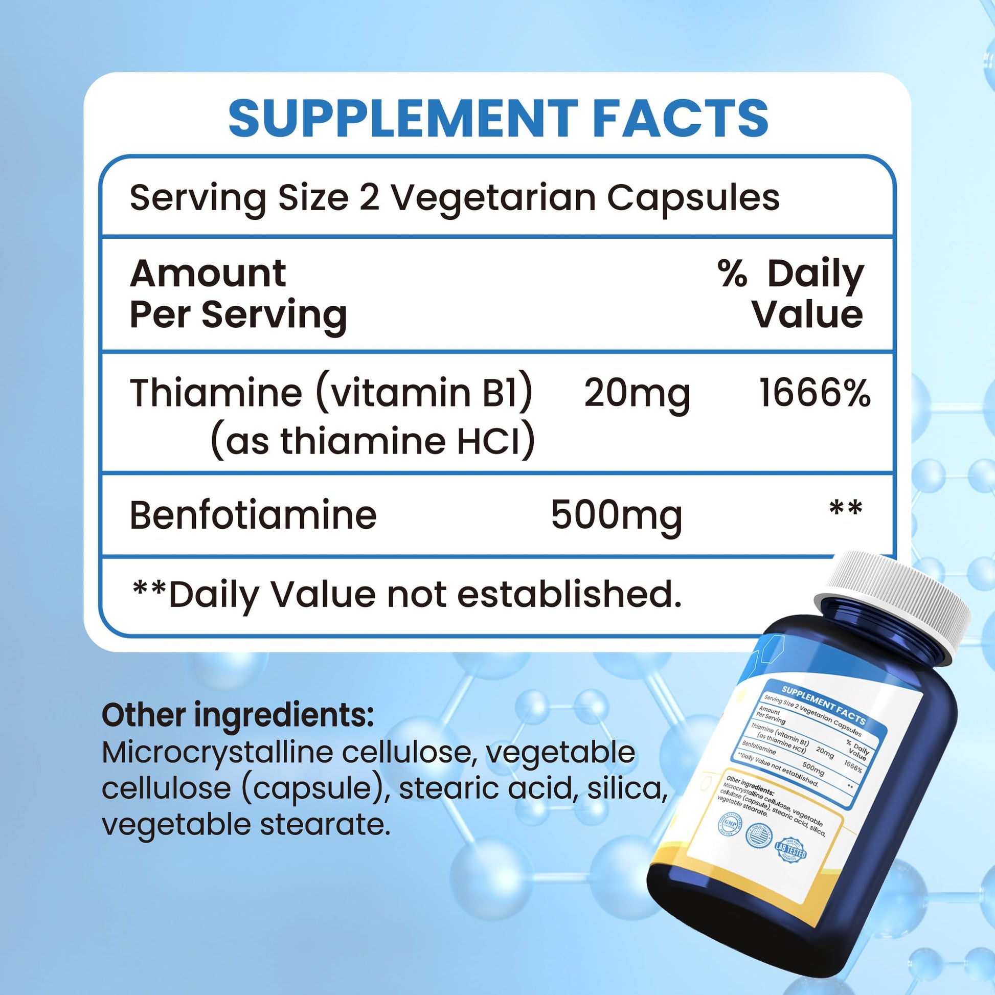 Paquete NUTRISELECT Vitamina B1 120 cápsulas sin gluten