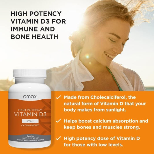 Paquete omax3 vitamina d3 con 90 tabletas por botella