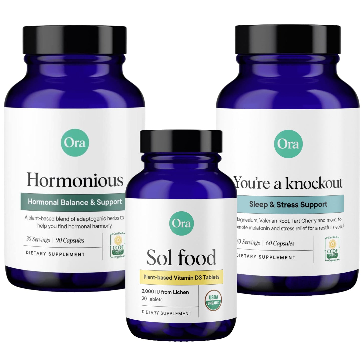 Paquete Ora Organic Balance Hormonal y Vitamina D
