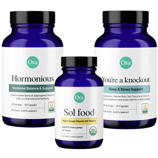 Paquete Ora Organic Balance Hormonal y Vitamina D