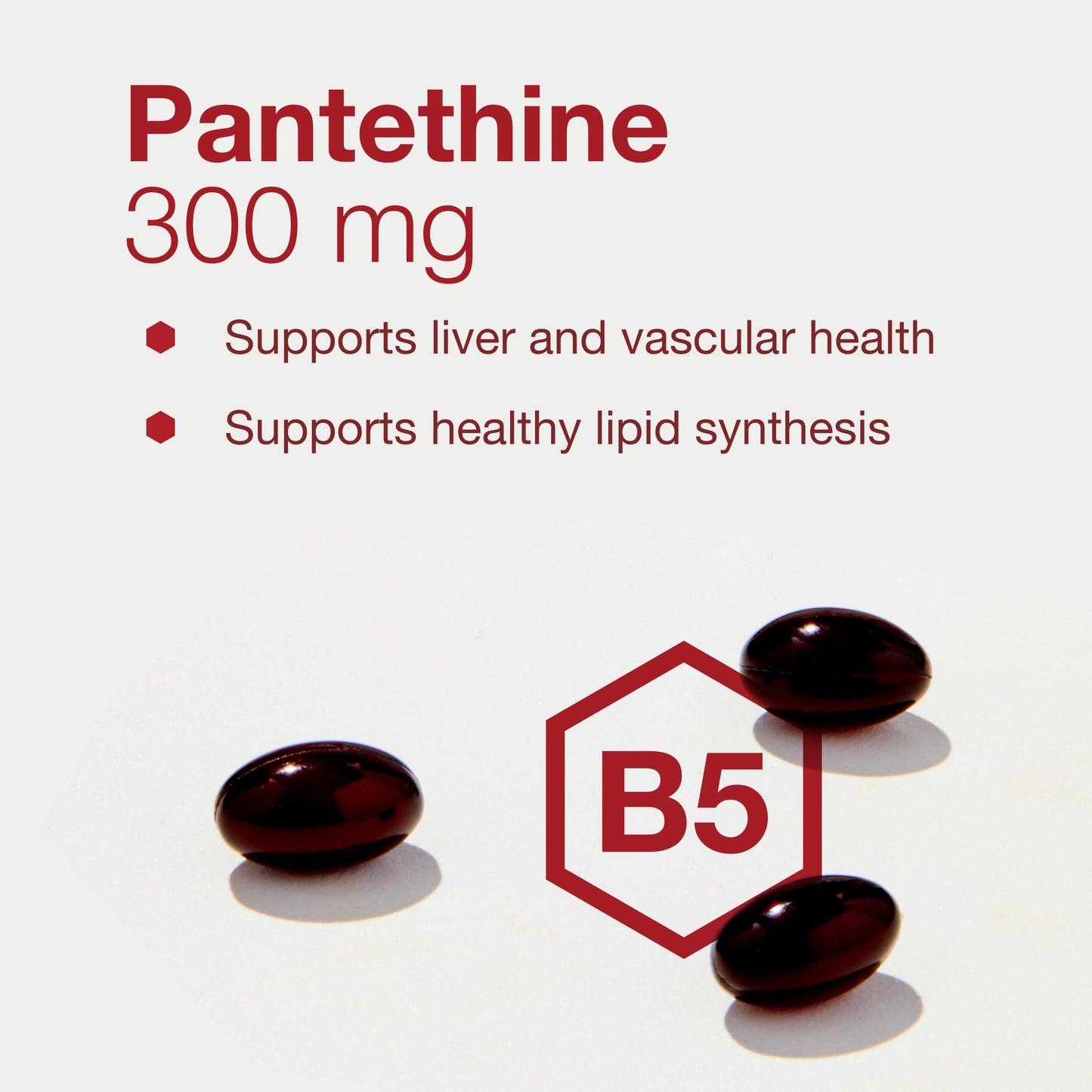 Paquete pantetina vitamina b5 soporte hígado y colesterol