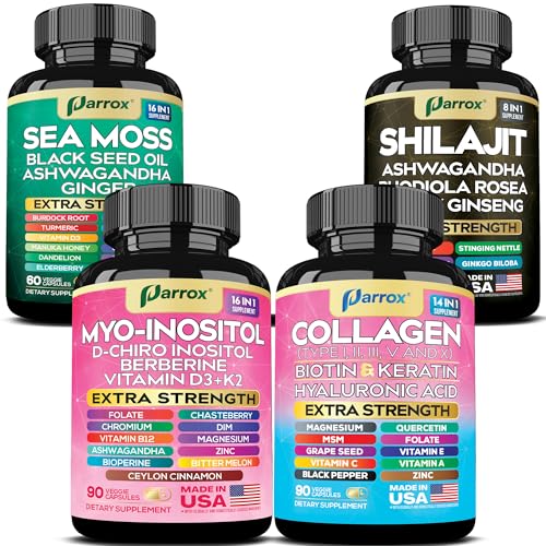 Paquete Parrox Balance y Belleza con cápsulas de suplementos