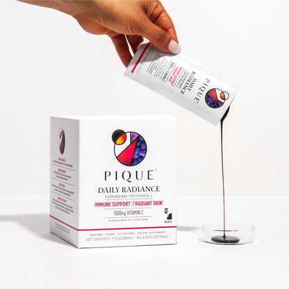 Paquete PIQUE vitamina C liposomal 28 sobres 10 mL cada uno