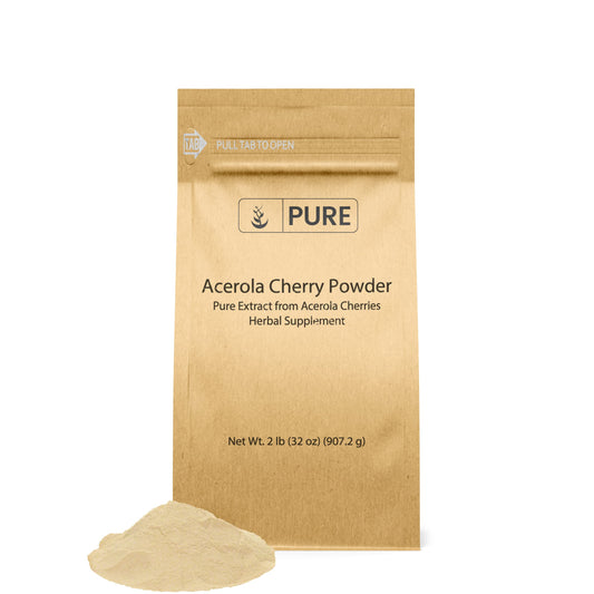 Paquete polvo acerola Pure Original Ingredients 2lb sin OGM