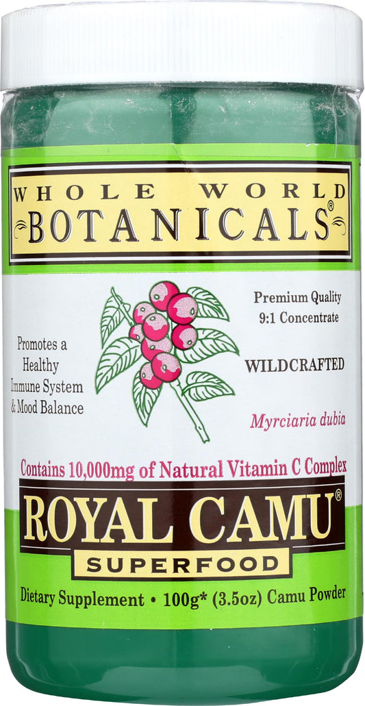 Paquete polvo Royal Camu Whole World Botanicals 3.5 oz