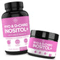 Paquete premium de inositol en cápsulas y polvo para mujeres