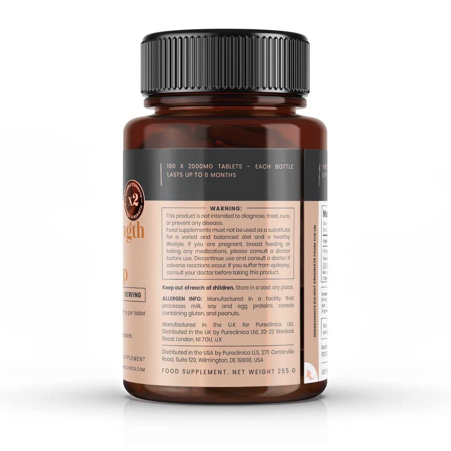 Paquete pureclinica Suplemento Vitamina C con Rosa Mosqueta