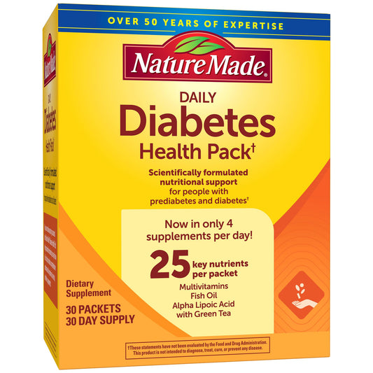 paquete salud diabetes nature made