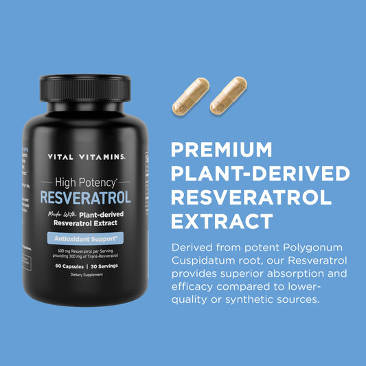 Paquete suplemento vital vitamins biotina y resveratrol