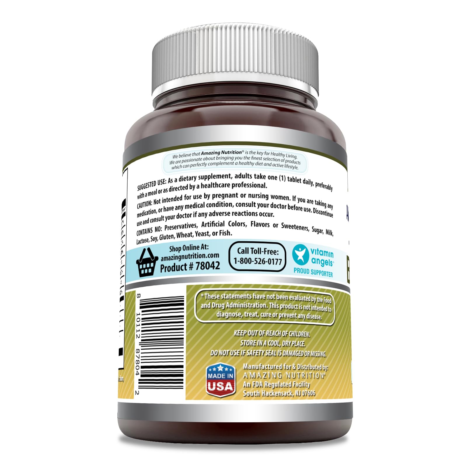 Paquete suplemento vitamina B Amazing Formulas 240 tabletas