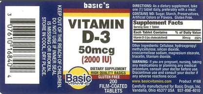 Paquete de suplemento vitamina D-3 para salud integral