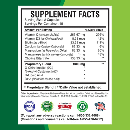 Paquete suplementos America Medic fertilidad y equilibrio hormonal