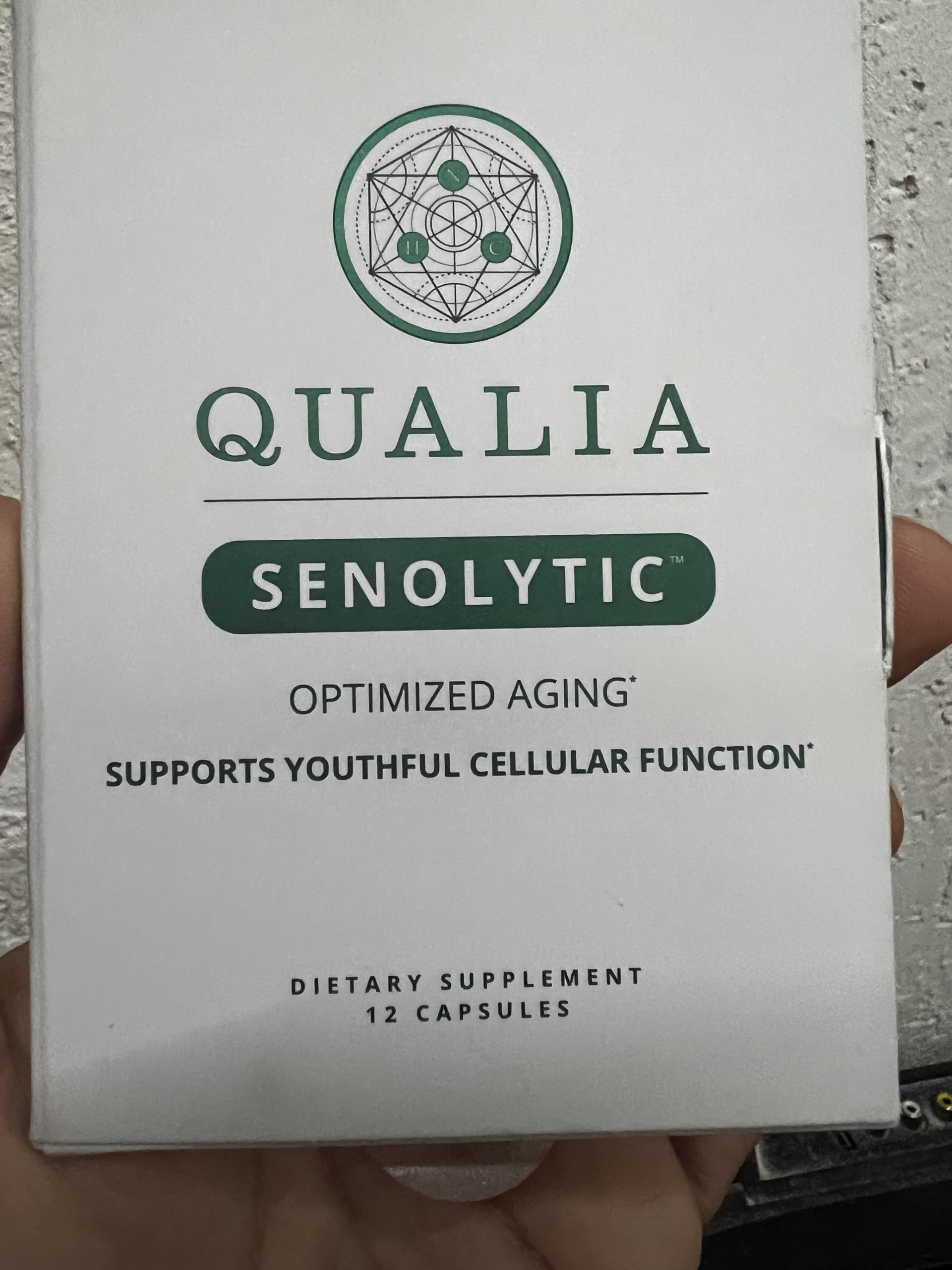Paquete suplementos anti-aging Qualia Life y Senolytic