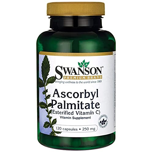 Paquete Swanson 120 cápsulas Ascorbyl Palmitato protección celular