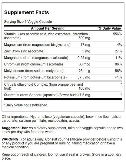 Paquete Swanson Ultimate vitamina C 500 mg