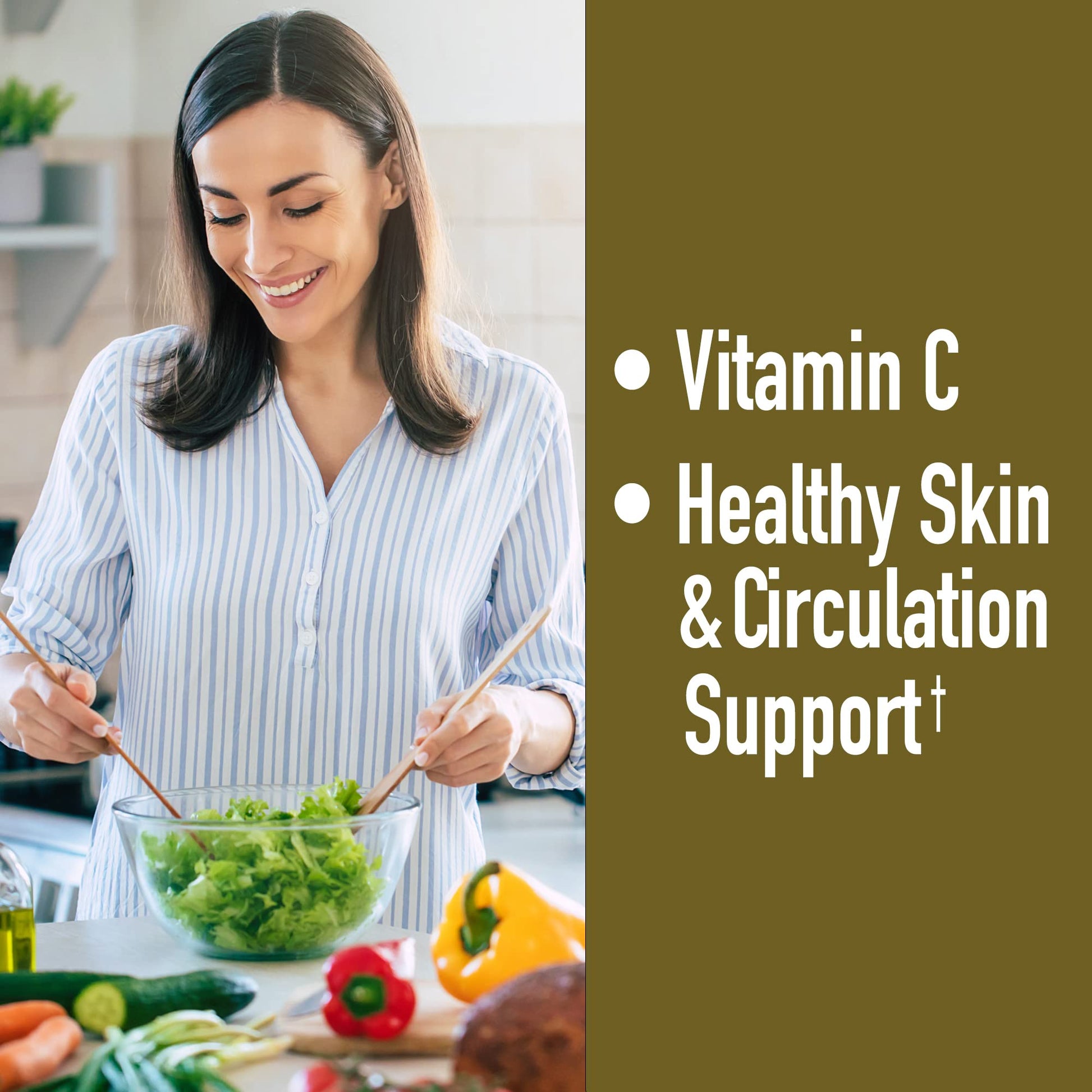 Paquete y tabletas vitamina C Windmill Health Products