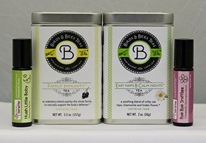 Paquete té para sueño e inmunidad con aceites esenciales