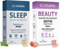 Paquete de tiras orales EZ VITAMINS para belleza y sueño