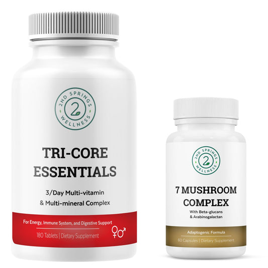Paquete de tri-core essentials y complejo de hongos