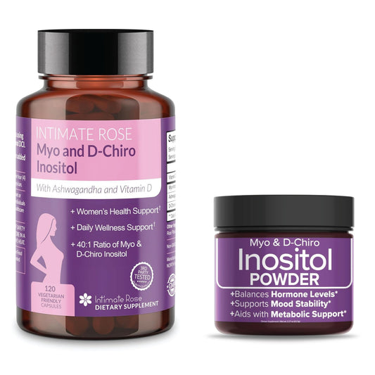 Paquete Ultimate Inositol Wellness cápsulas y polvo para equilibrio hormonal