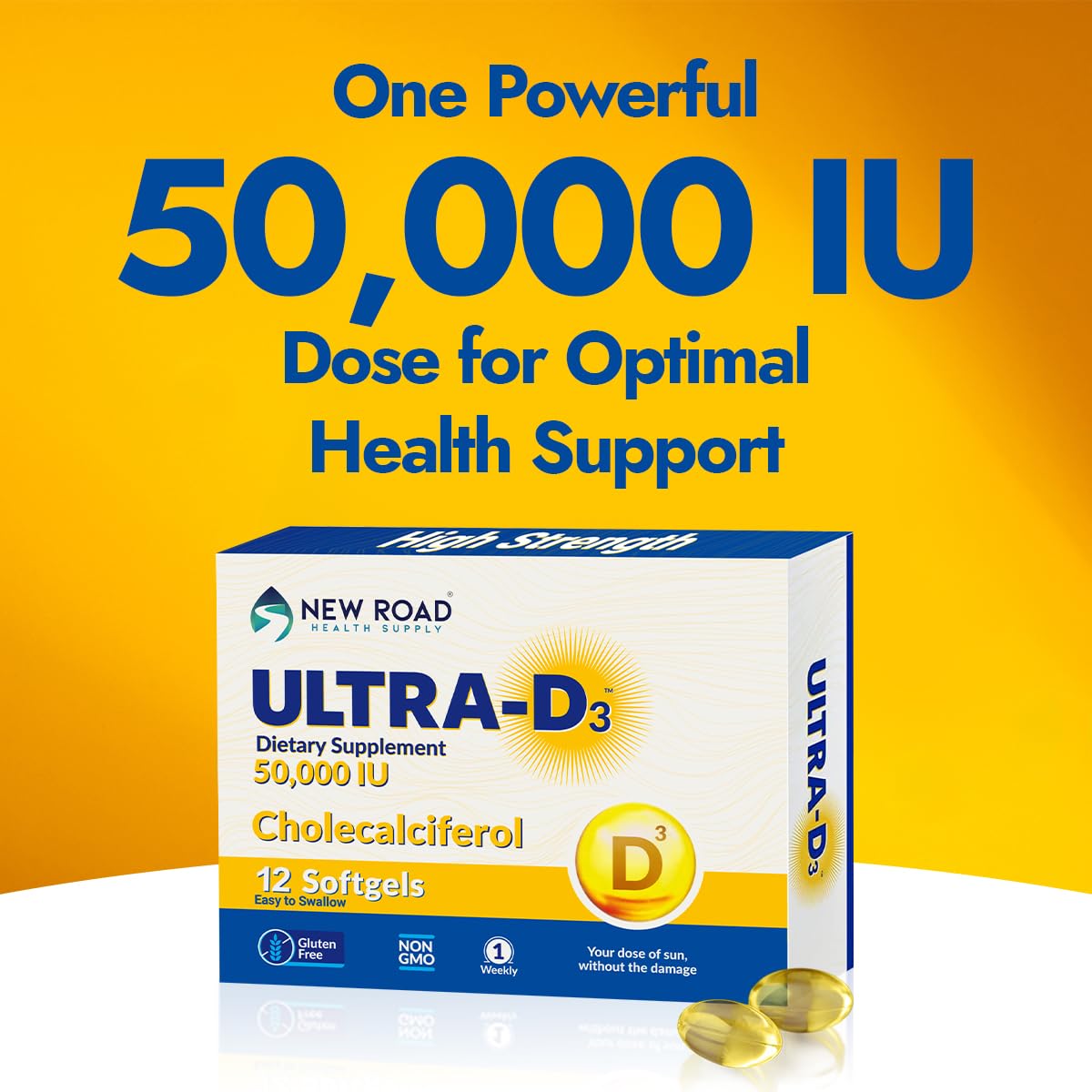Paquete ULTRA-D3 para uso semanal vitamina D alta potencia