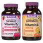 Paquete vitamin d3 2000 ui y vitamina c 500 mg bluebonnet