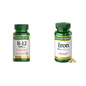 Paquete de vitamina B12 y hierro Nature's Bounty