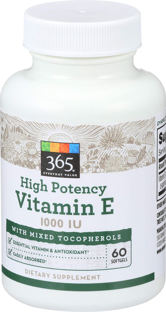 Paquete Vitamina E alta potencia 365 Everyday Value