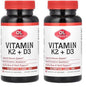 Paquete vitamina K2 y D3 Olympian Labs 60 cápsulas veganas