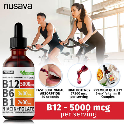 Paquete vitaminas B líquidas para 80 porciones