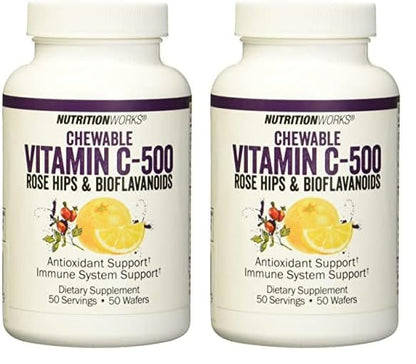 Paquete vitaminas masticables vitamina c Nutrition Works