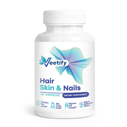 Paquete de vitaminas Veetify para cabello, piel y uñas saludables