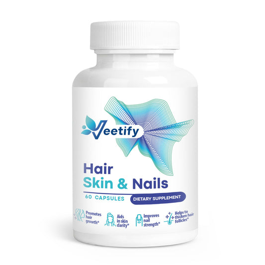 Paquete de vitaminas Veetify para cabello, piel y uñas saludables