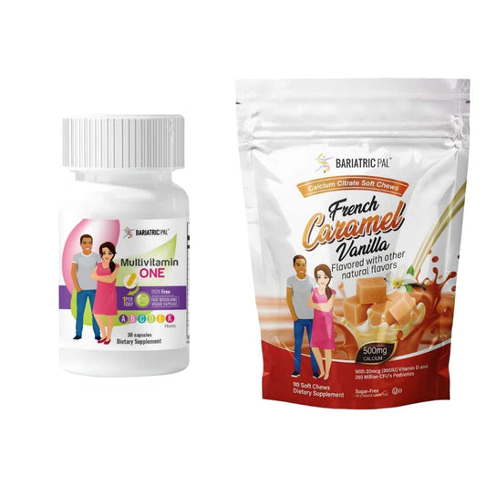 Paquete vitamínico bariátrico BariatricPal caramelo francés vainilla