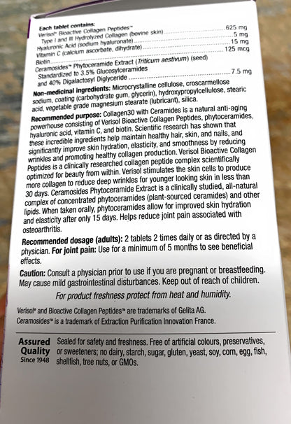 Paquete Webber Naturals Colágeno 30 200 tabletas