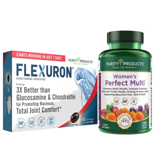 Paquete de vitaminas Women’s Perfect Multi y Flexuron