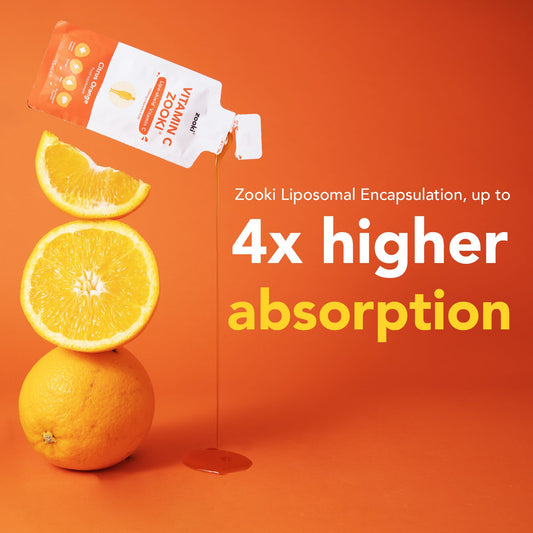 Paquete YourZooki 30 sachets vitamina c liposomal vegano