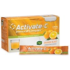 Paquetes Activate-c bebida para sistema inmune sabor naranja