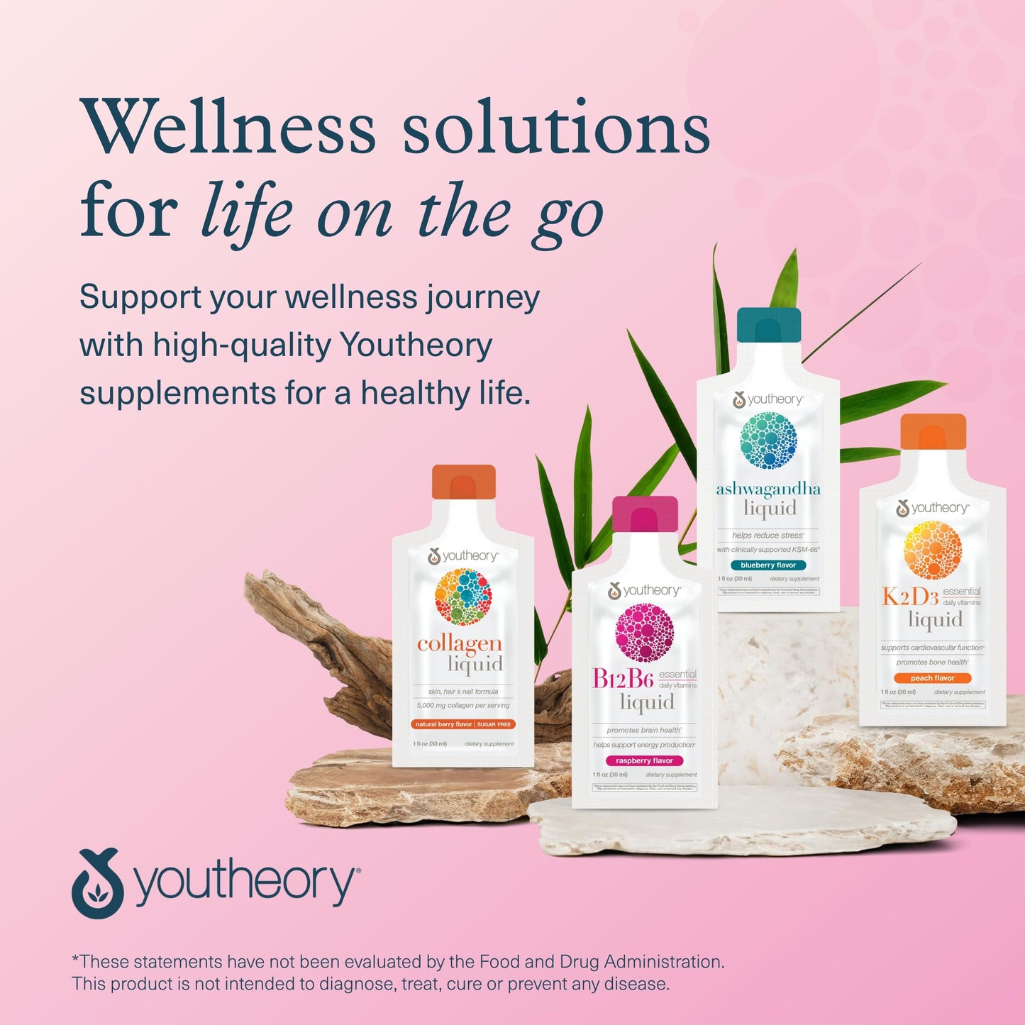 Paquetes individuales suplemento Youtheory vitaminas B