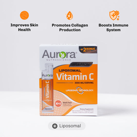 Paquetes individuales vitamina C Aurora Nutrascience 3000 mg