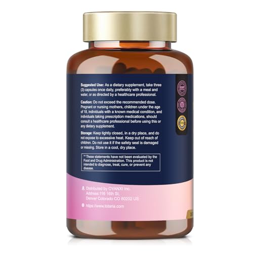 Paquetes de suplementos Totaria canela e inositol
