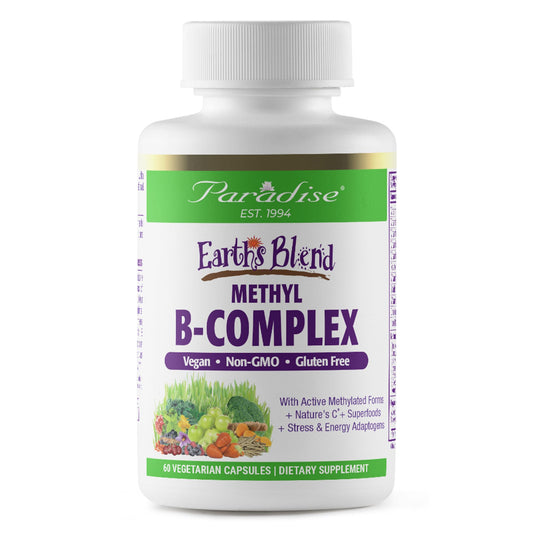 Paradise Herbs Blend Tierra Complejo B 60 cápsulas superalimentos